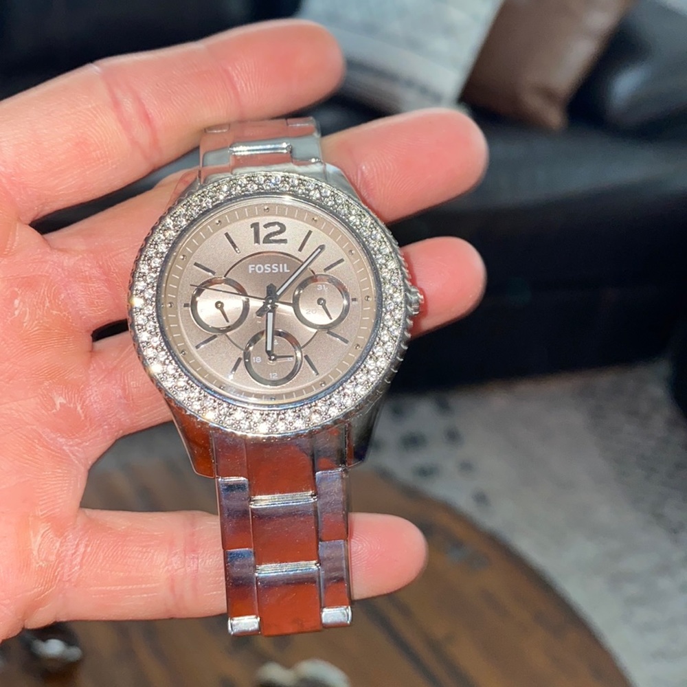Women’s Stainless Steel Fossil Watch